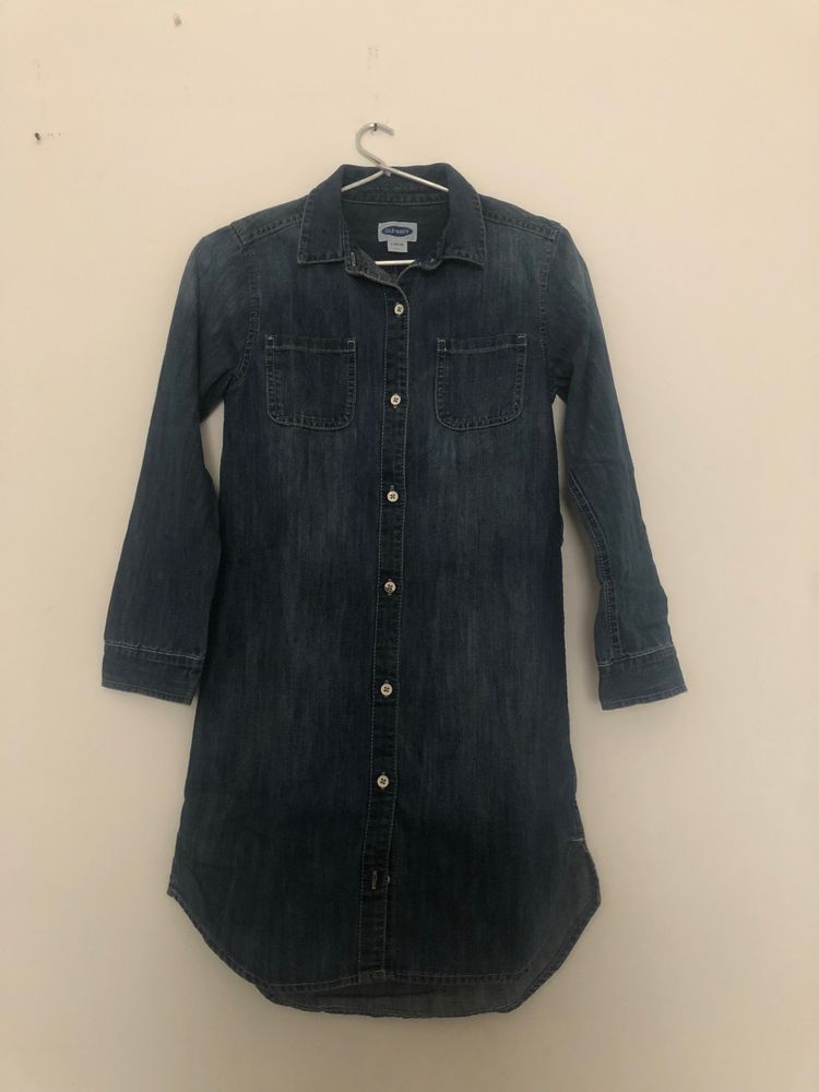 Denim Long Shirt