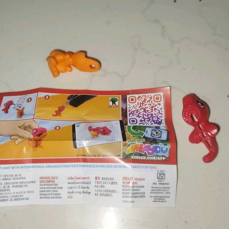 Kinder Surprise Toy Figures ,cute keychain dragon