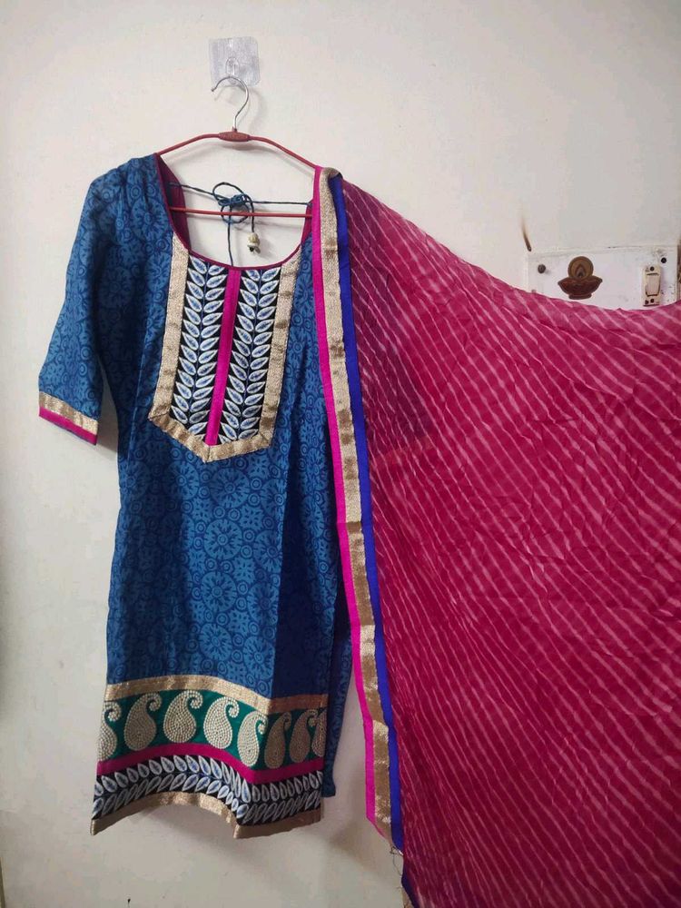 Blue patiyala Kurta 💙
