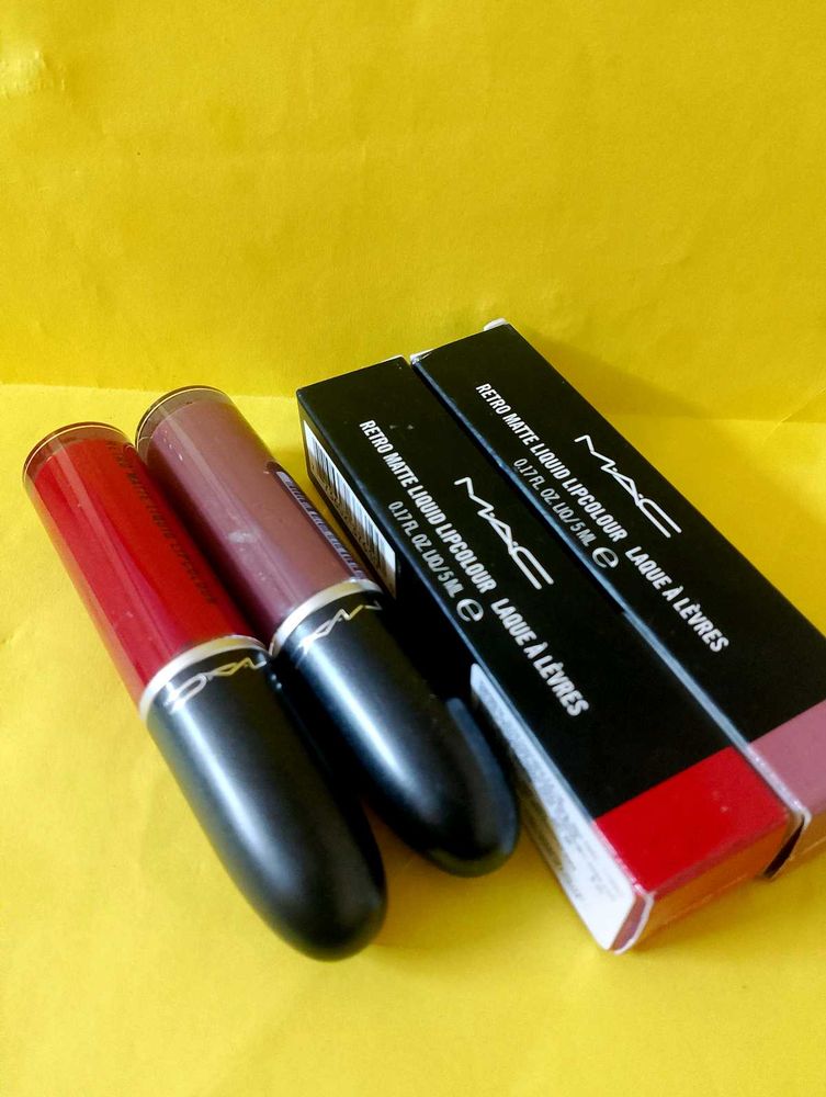 2 Mac Matte Liquid Lipstick