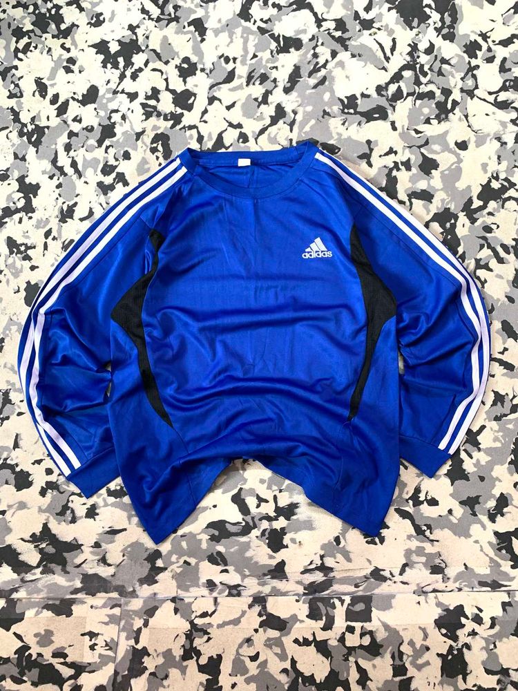 Adidas Blue Long Sleeve Jersey