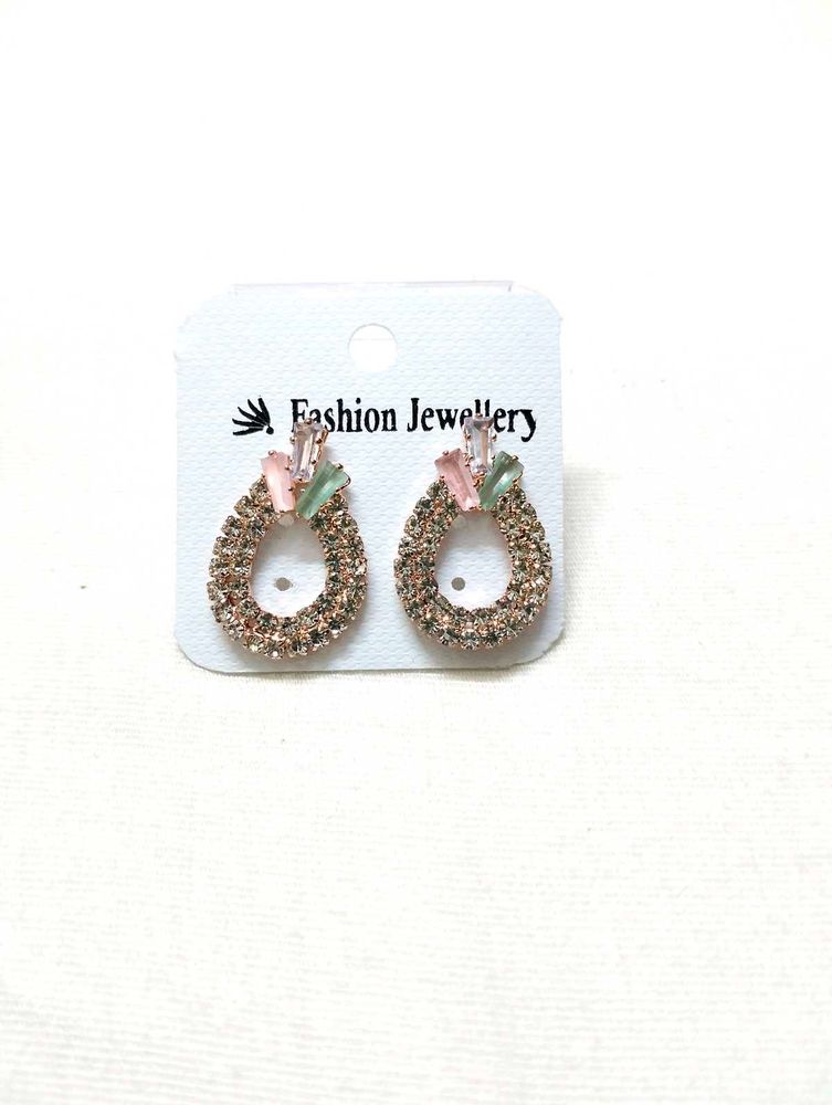 Sparkling Hoop Earrings