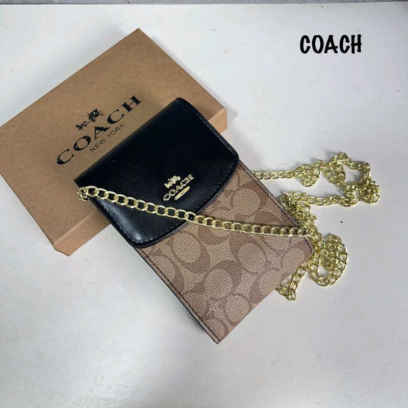 COACH MOBILE SLING WITH BOX&amp; CARD SLOT
