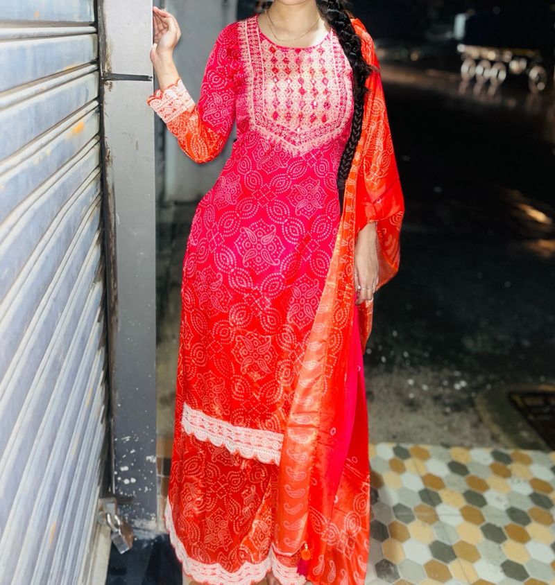 Elegant Pink Kurta Set