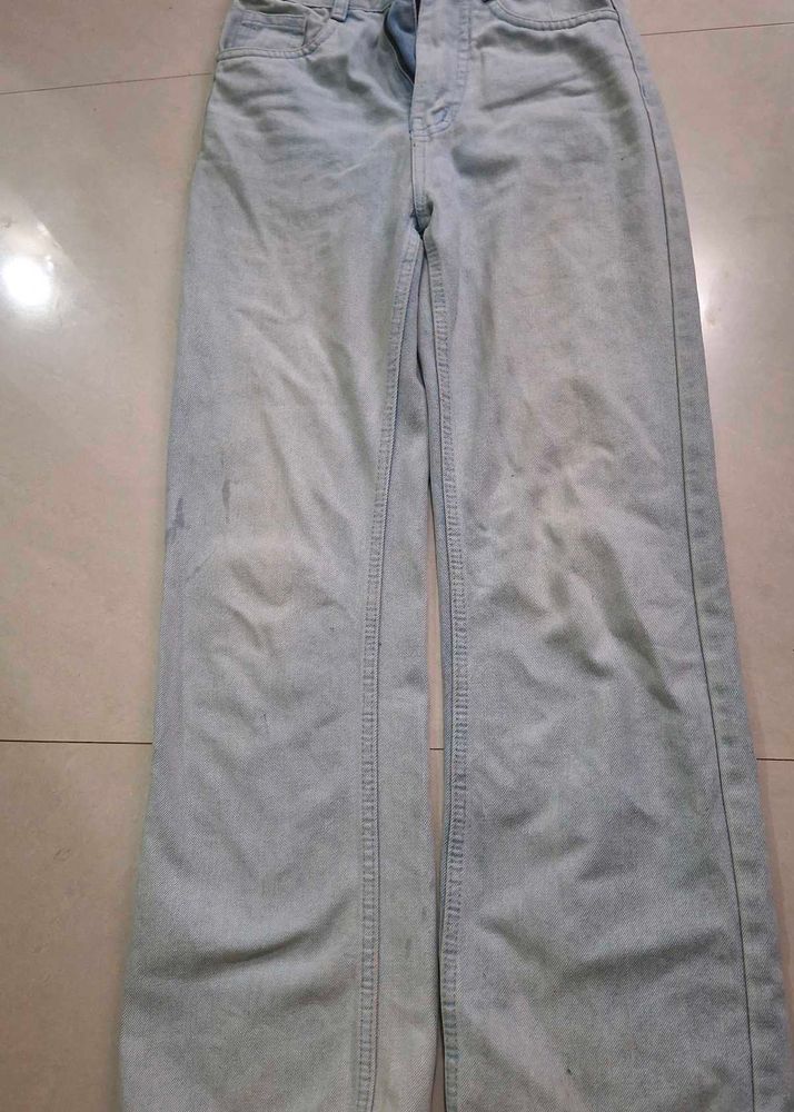 Light Wash Wide Leg Jeans