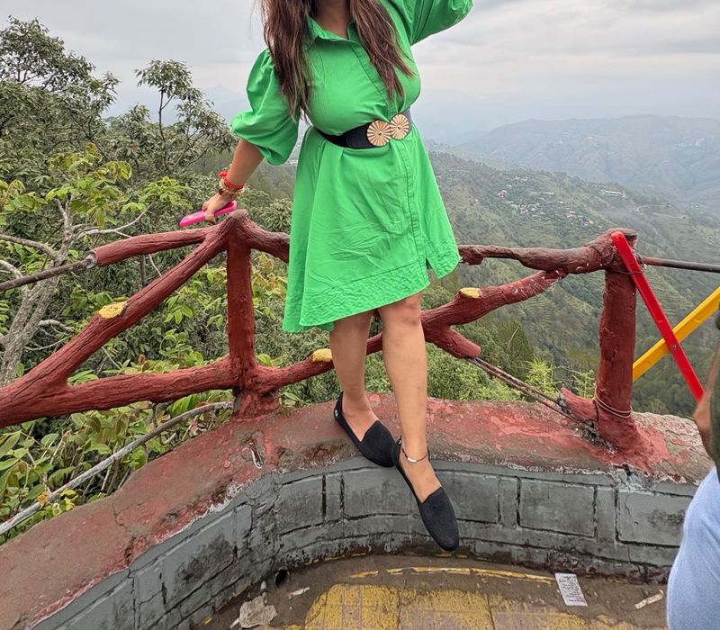 Green Shirt Dress