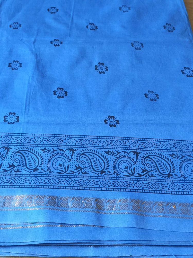 Blue Ethnic Saree