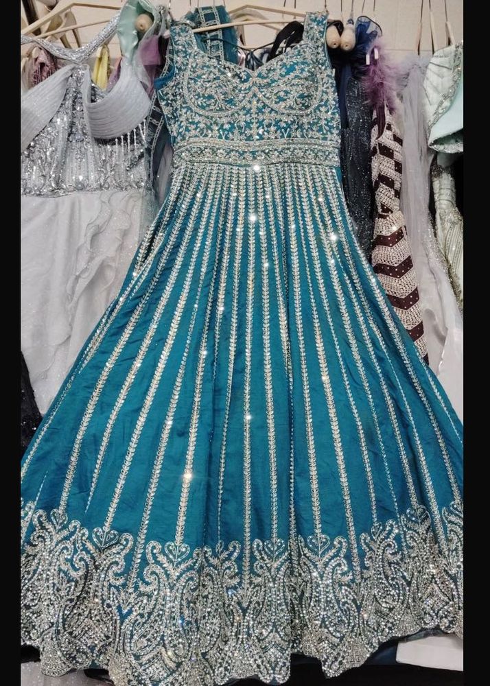 Wedding Gown Pant with Dupatta Beautiful Colour