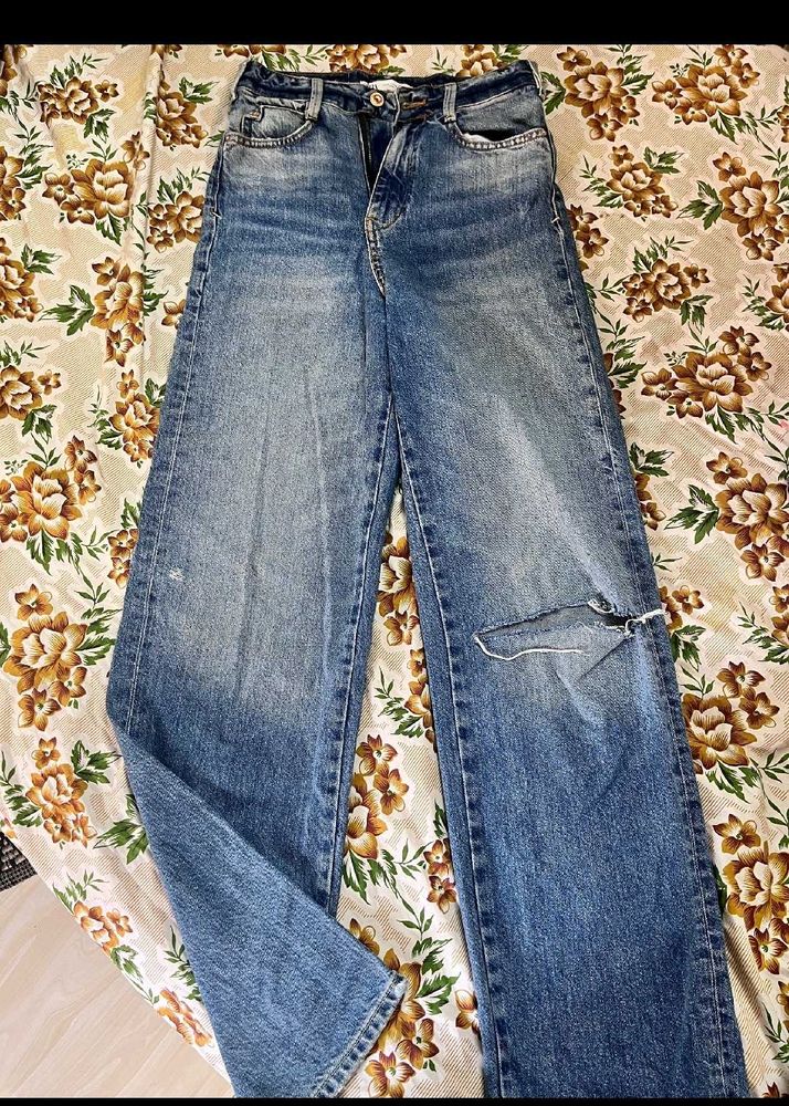 zara wide leg jeans