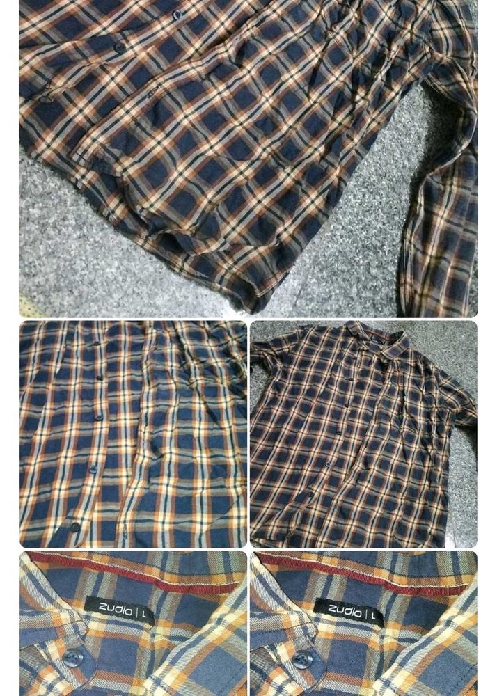 Each 149₹ Zudio Plaid Shirt