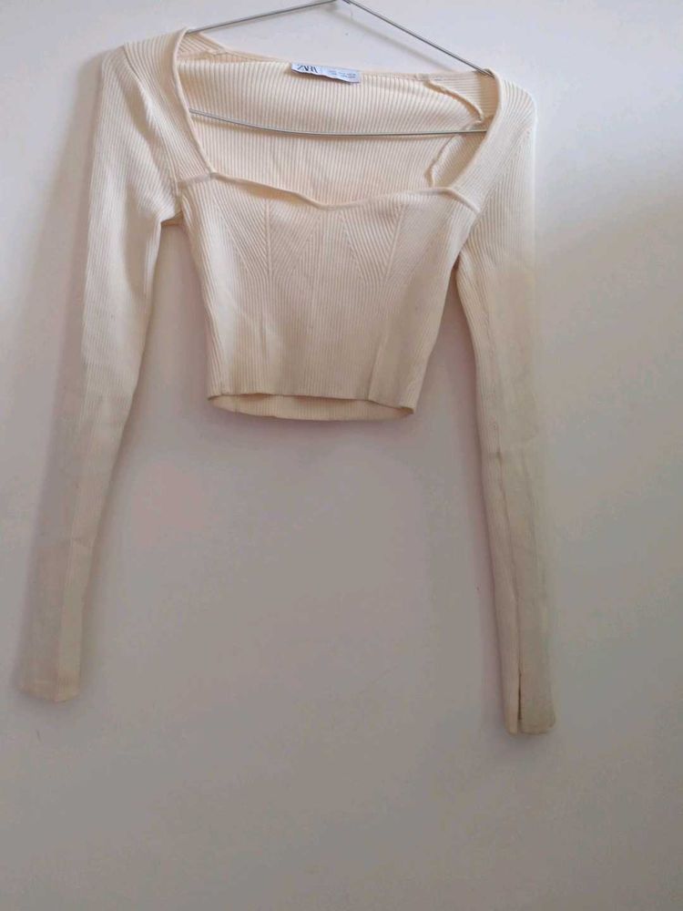 Zara Knit Crop Top