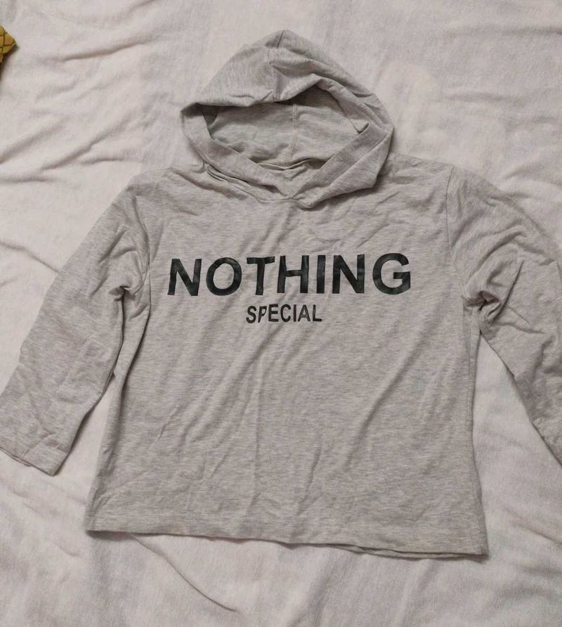 Gray Hoodie - Nothing Special
