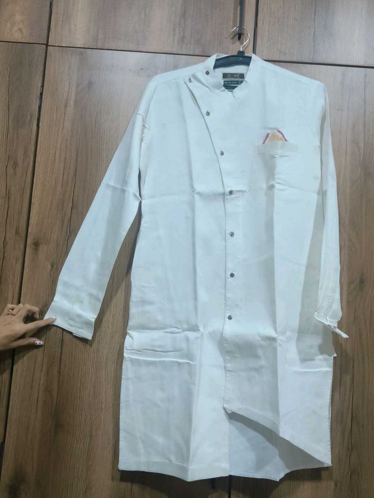 Stylish White Kurta