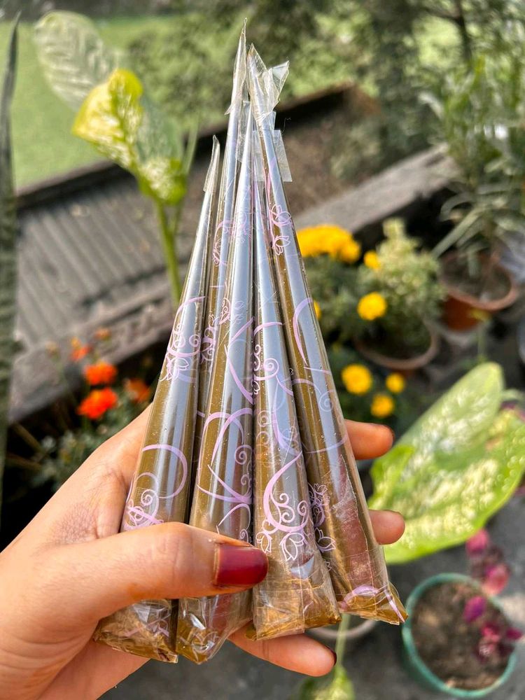 3 Henna Cones - Natural Mehndi