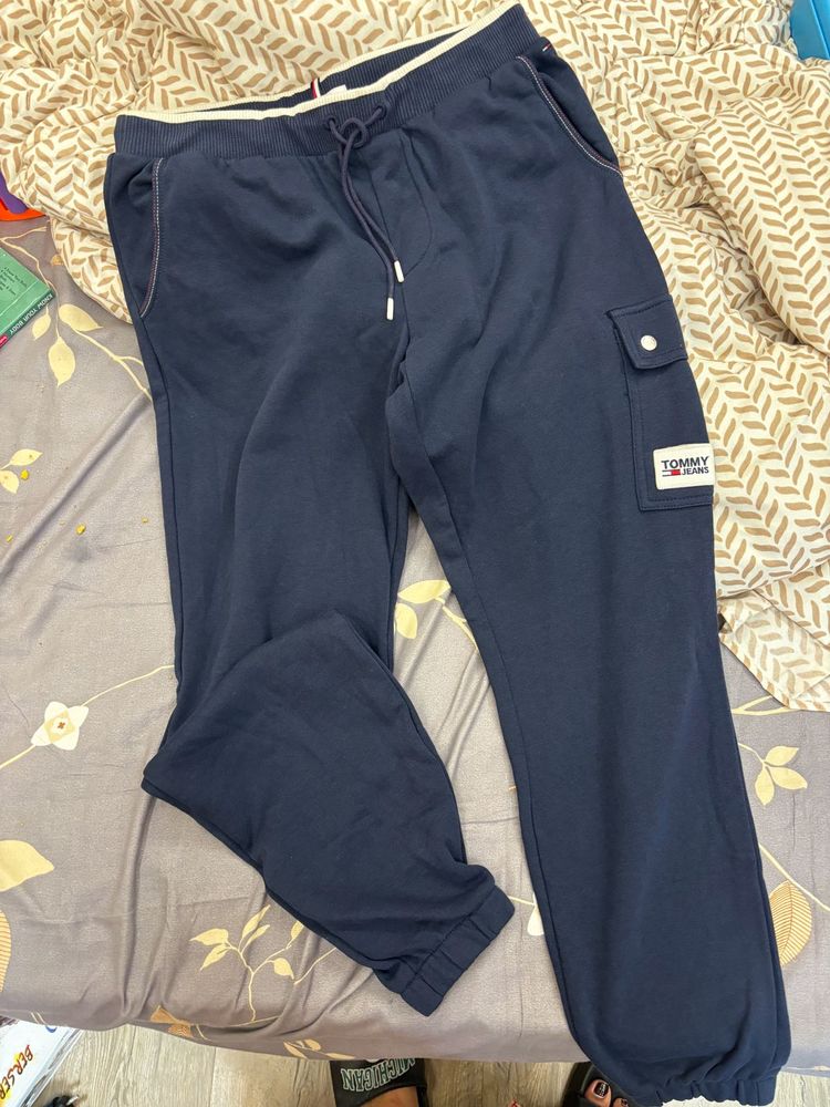 Tommy Jeans Navy Cargo Sweatpants