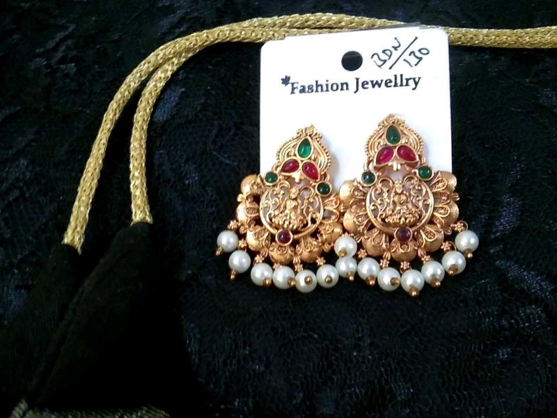 Temple Antique Earrings