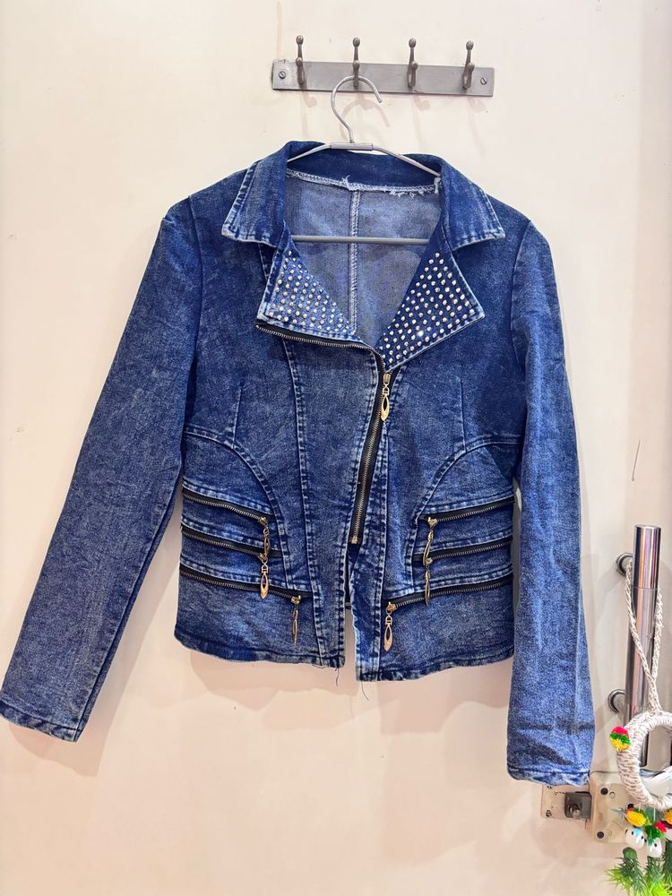 Party Wear Denim Jacket