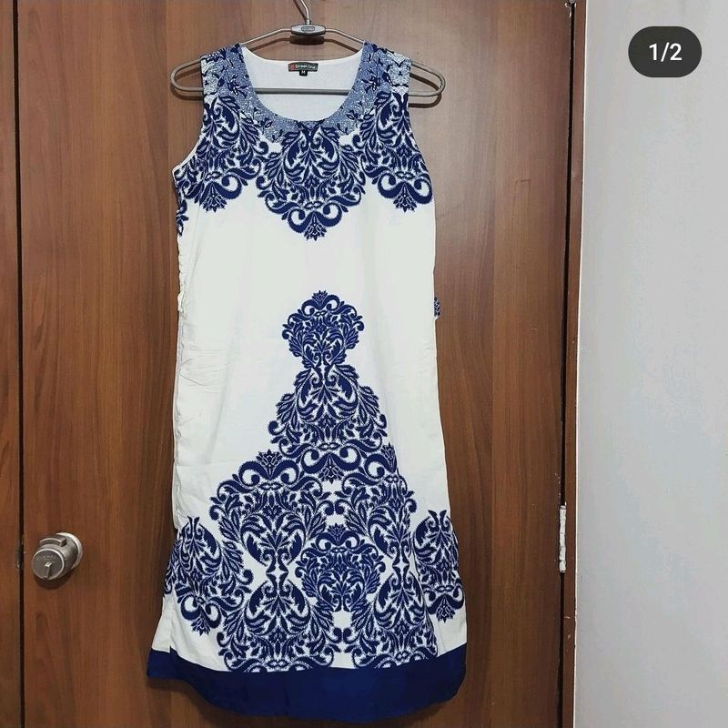 Printed Mini Dress