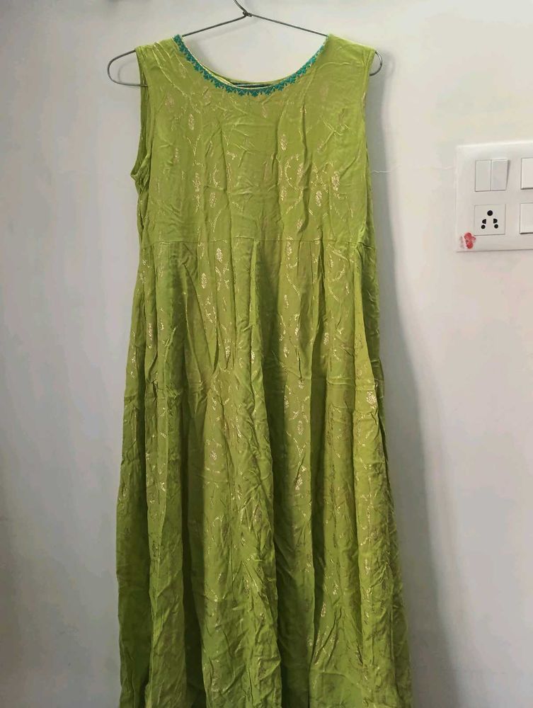 Green Ethnic Dress