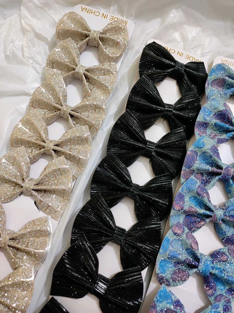 Combo Sparkle Bow Clips
