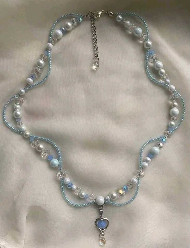 Beaded Heart Necklace