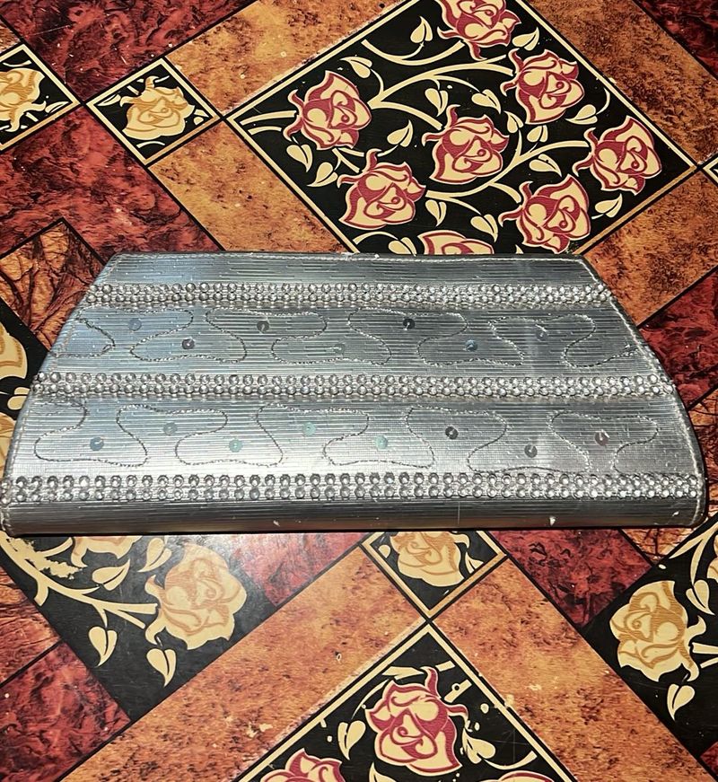 Silver Clutch