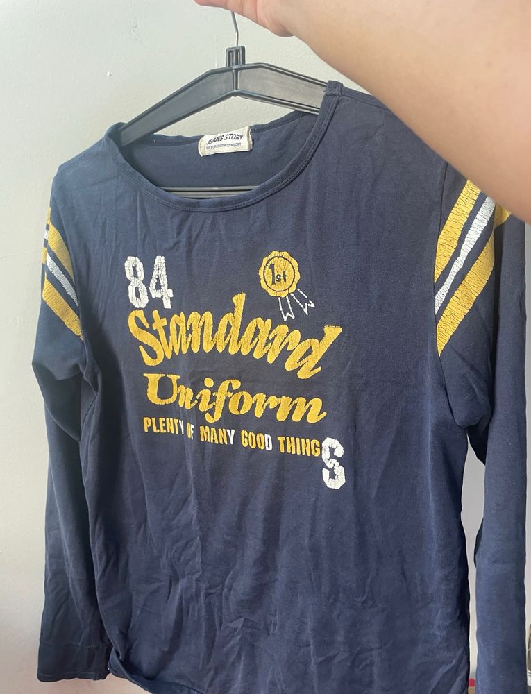 Graphic Print Long Sleeve Tee