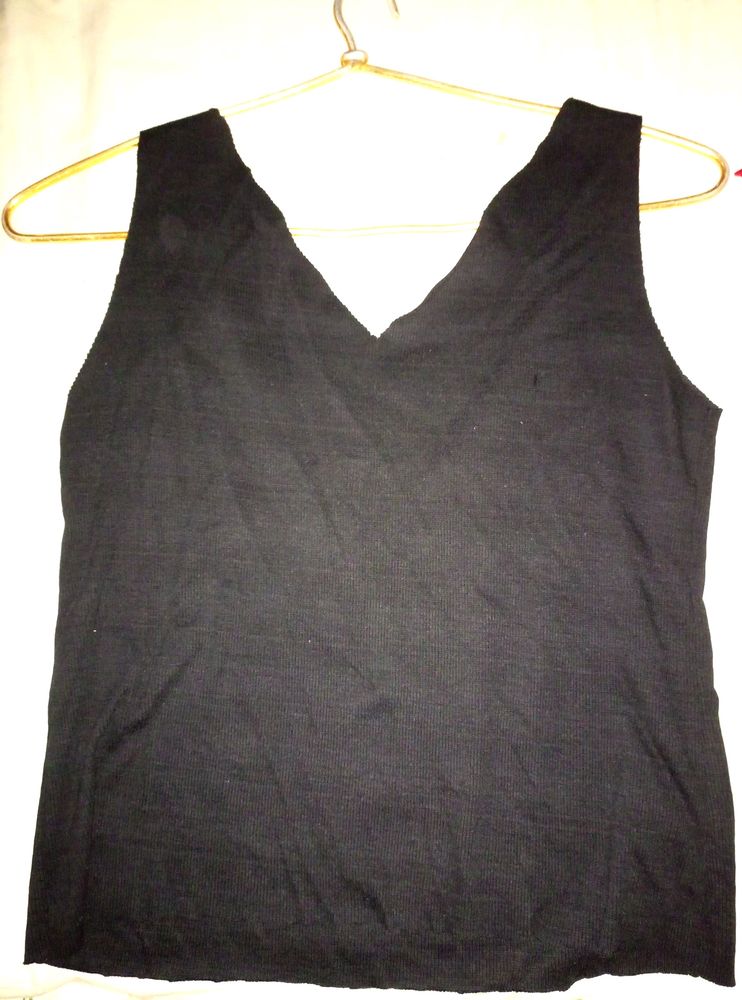 Combo Solid Black Inner With White Free For Women