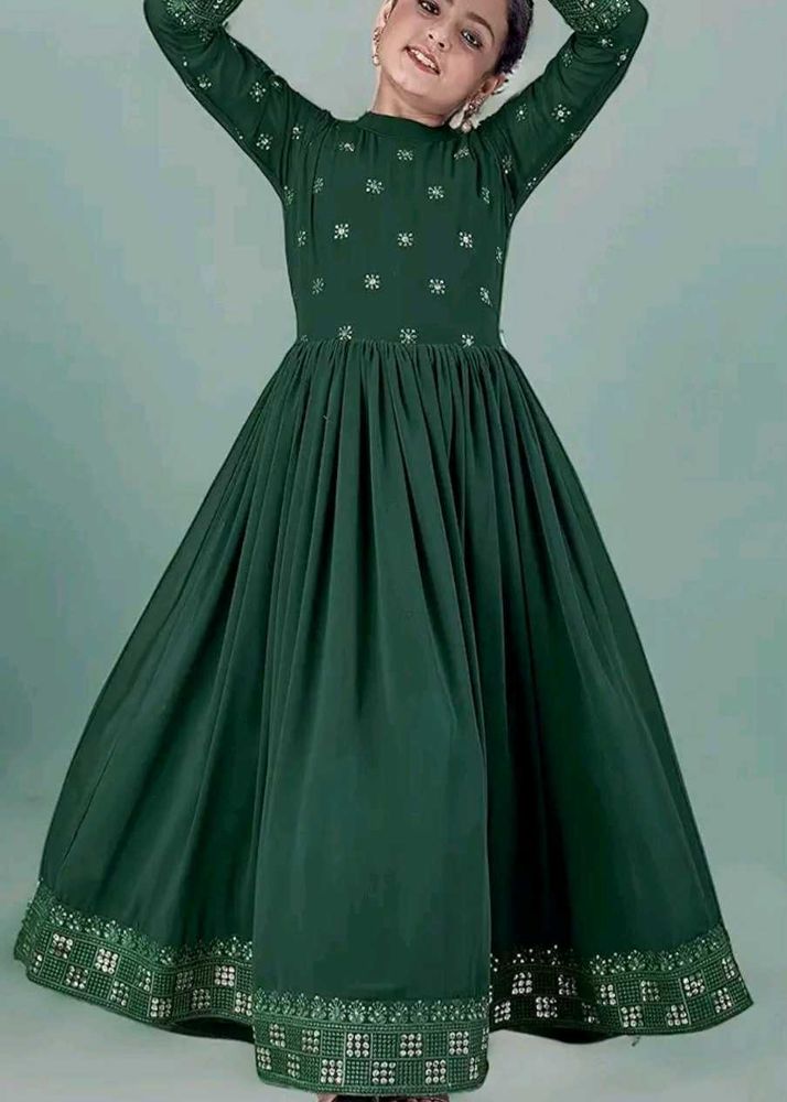 Fashion Dream Girl&#39;s Embroidered Dress Only 1 Item