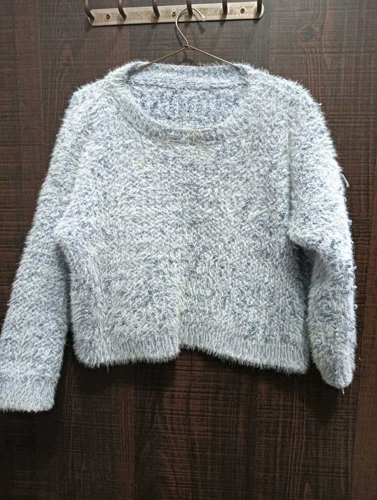 Fluffy Knit Sweater