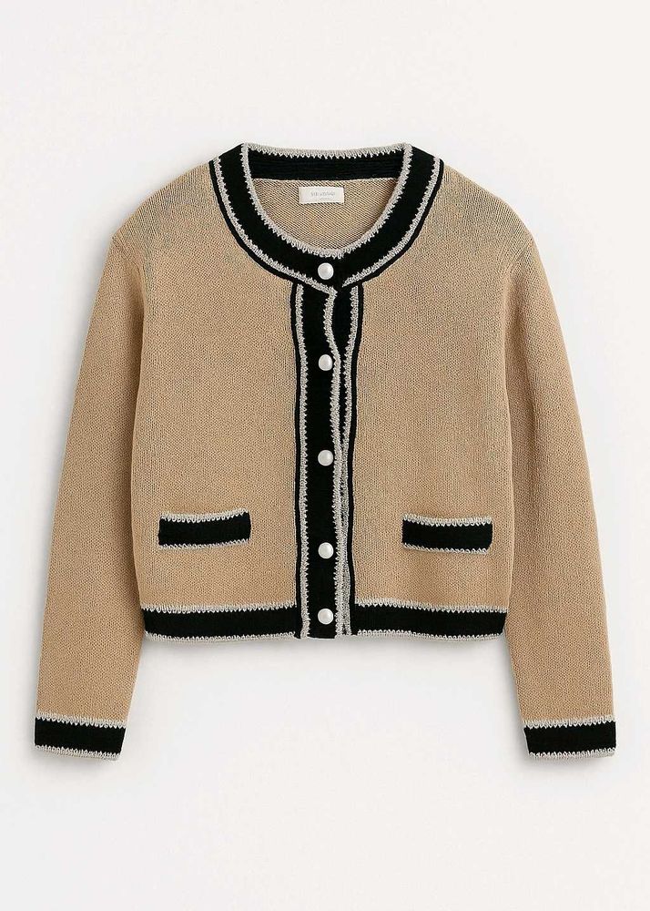 Warm Korean Button Up Sweater