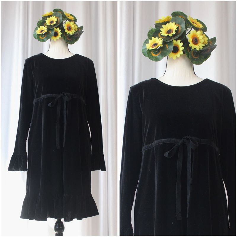 Korean Velvet Dress