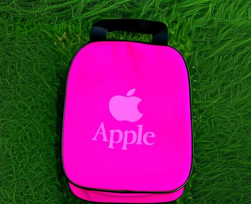 Vintage Pink Apple Lunchbox