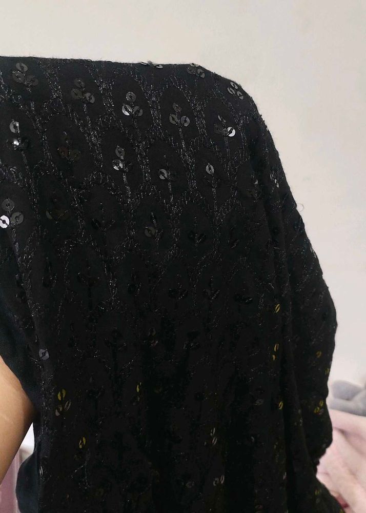 Black Sequins Kurti
