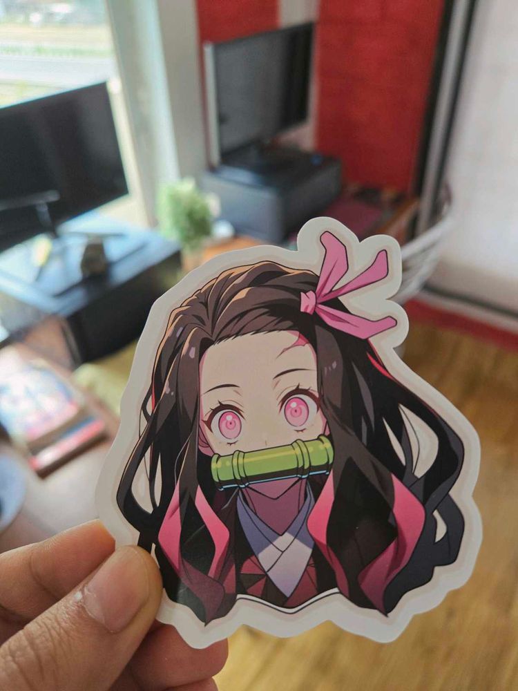Demon Slayer Vinyl Stickers For Laptop And Mobile