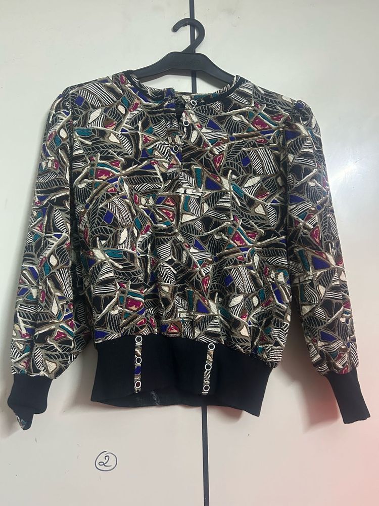 Patterned Blouse