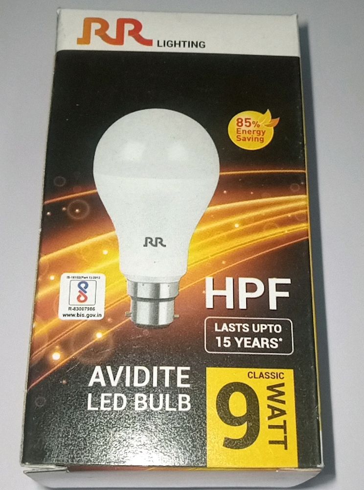 2 Pic Combo New RR 9 Watt LED Bulb