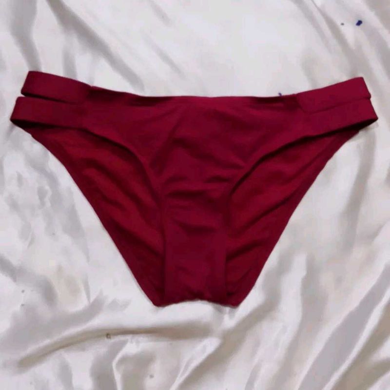 Maroon Bikini Bottom  panty