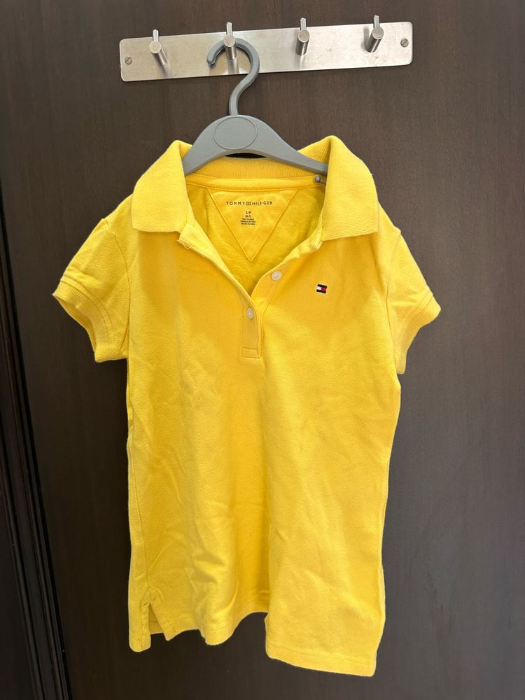 Tommy Hilfiger Yellow Polo Shirt
