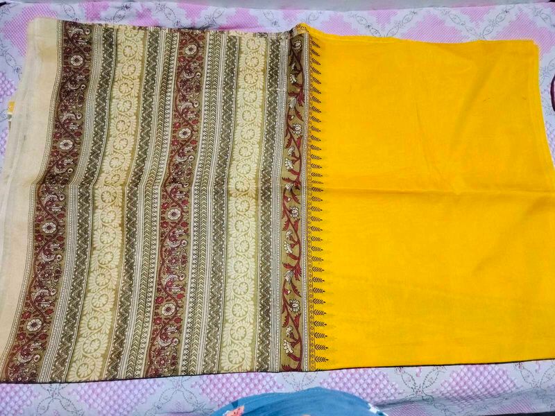 Elegant Yellow Saree