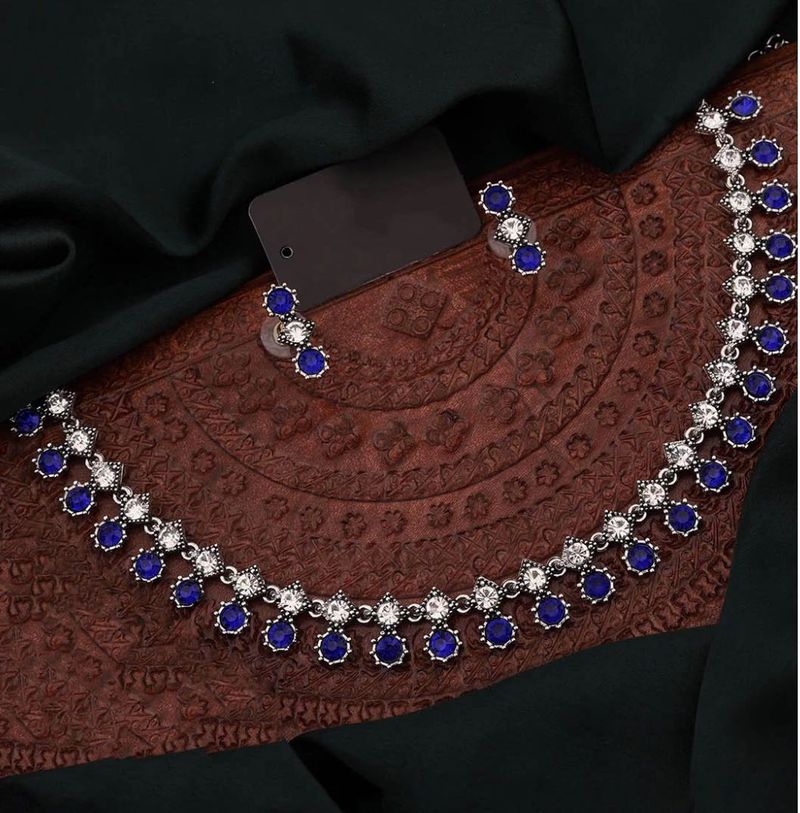 Blue Stone Jewelry Set