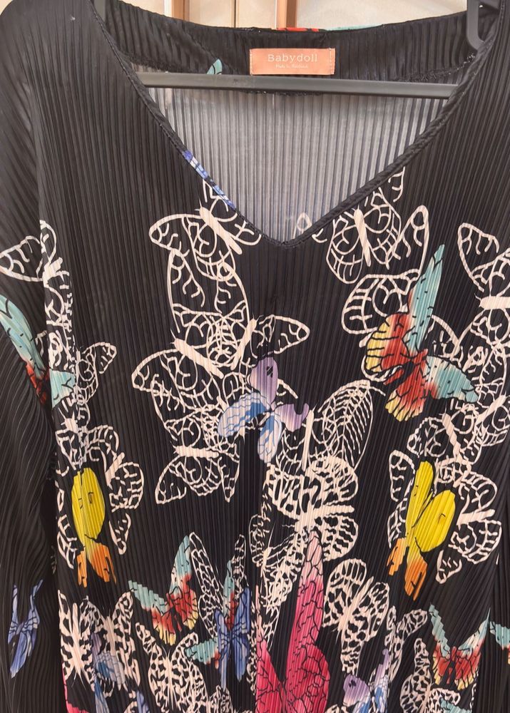 Butterfly Print Dress