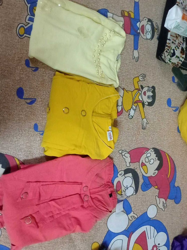 Three Girls' Embellished Top