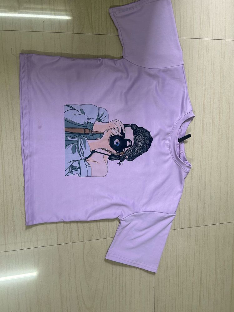 Lilac Graphic Tee
