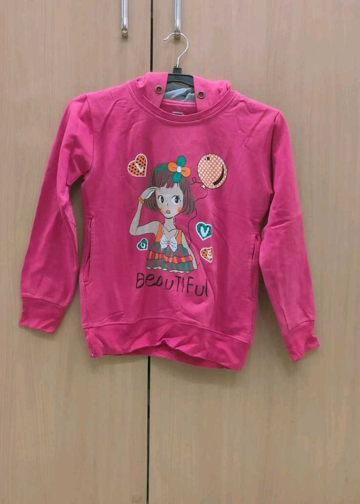 Cute Pink Girls Sweatshirt hoodie