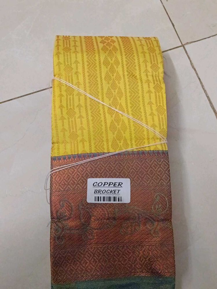 New silk saree with excellent colour combination