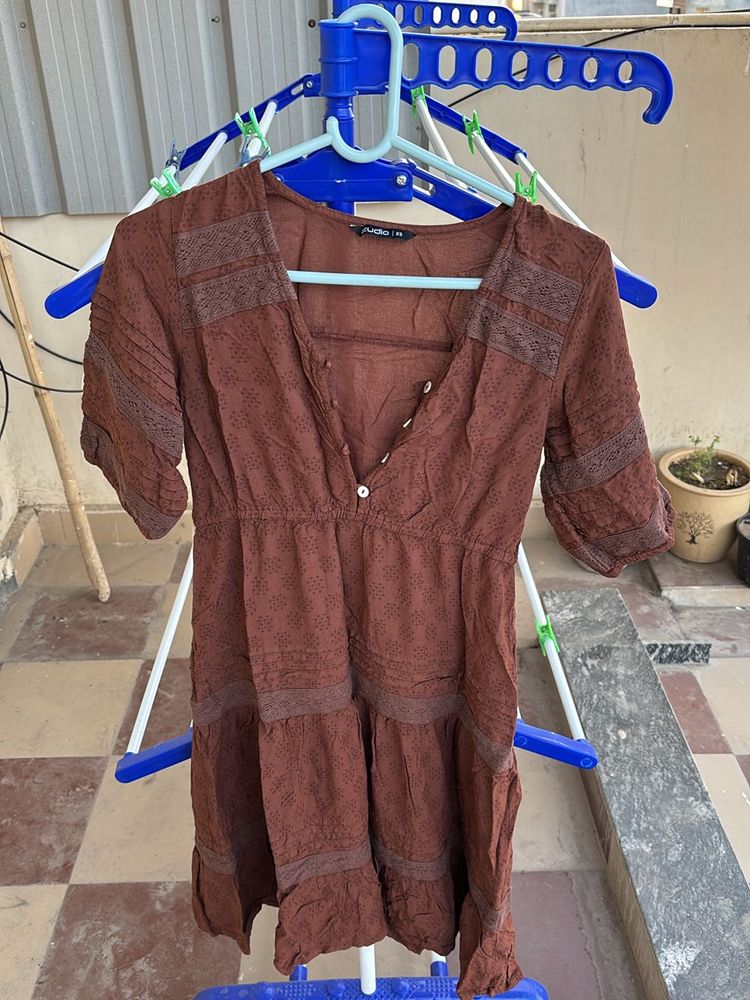 combo of jeans and dress
