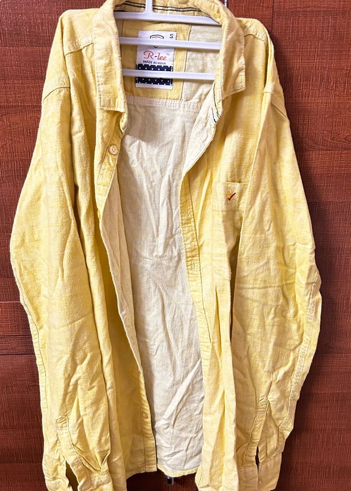 Yellow Casual Shirt