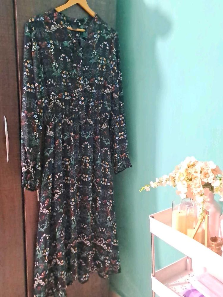 Floral Print Midi Dress