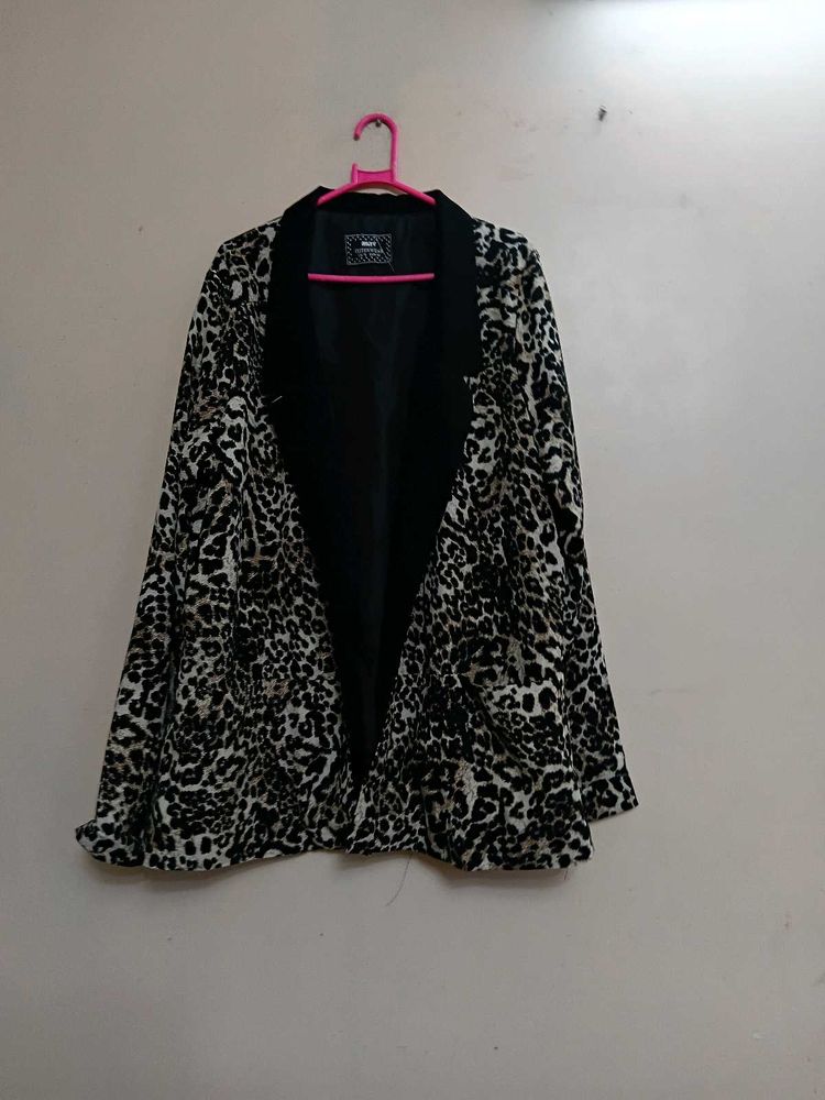 Animal Print Street Style Jacket
